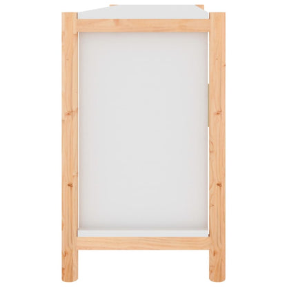 vidaXL Sideboard Weiß 107x38x60 cm Holzwerkstoff