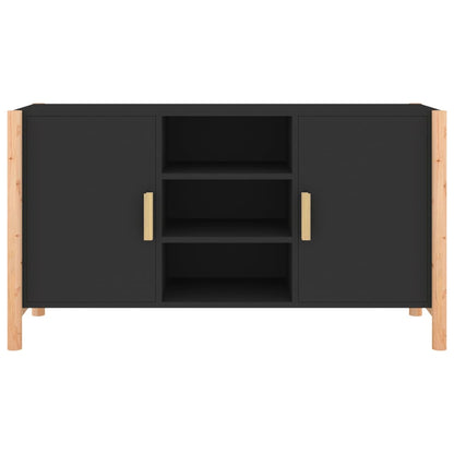 vidaXL Sideboard Schwarz 107x38x60 cm Holzwerkstoff