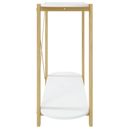vidaXL Konsolentisch Weiß 110x38x75 cm Holzwerkstoff