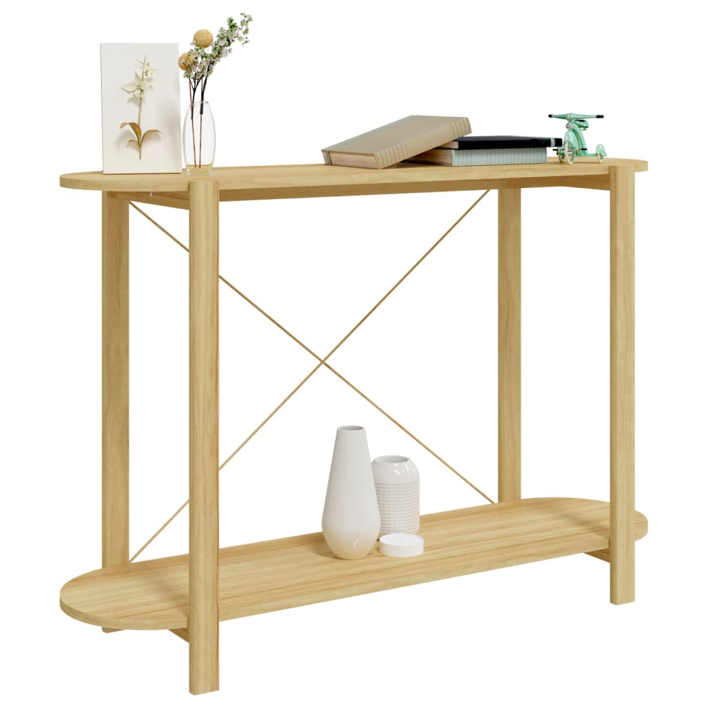 vidaXL Table console 110x38x75 cm Bois d'ingénierie