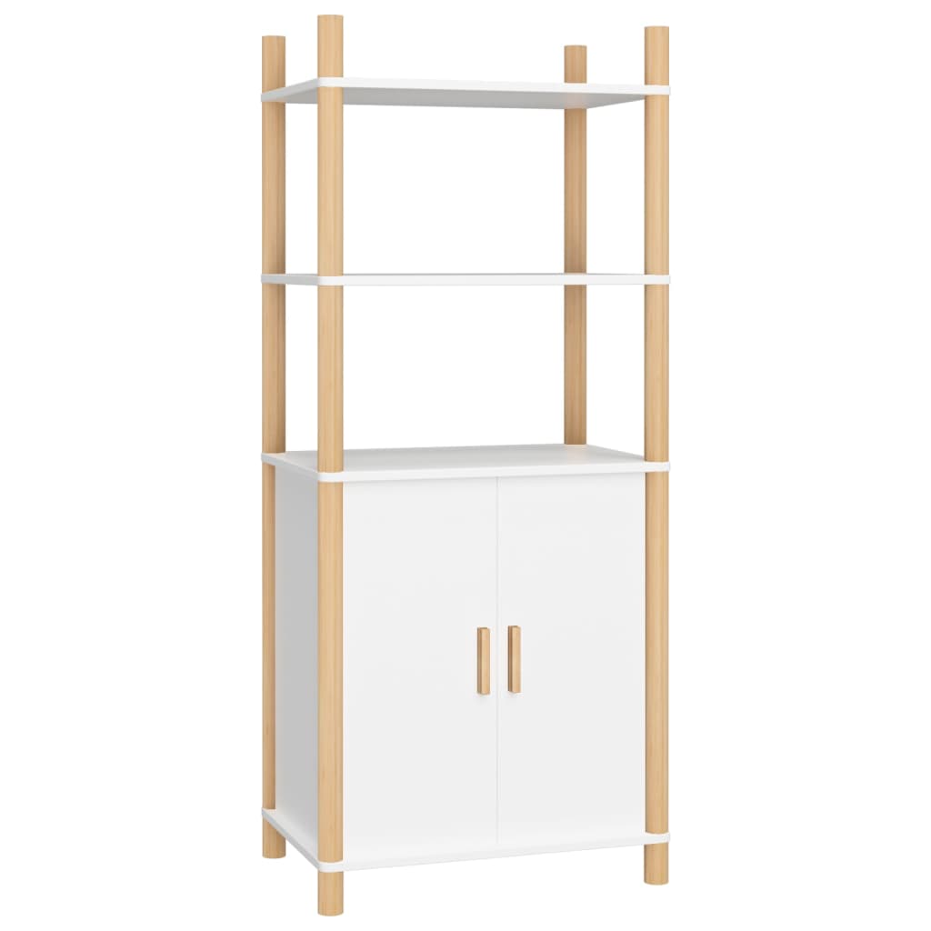 vidaXL Buffet haut blanc 60x40x141 cm Bois d'ingénierie