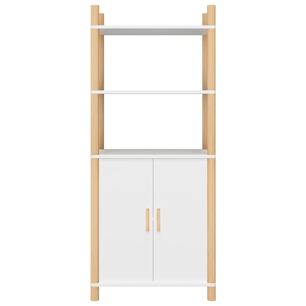 vidaXL Buffet haut blanc 60x40x141 cm Bois d'ingénierie