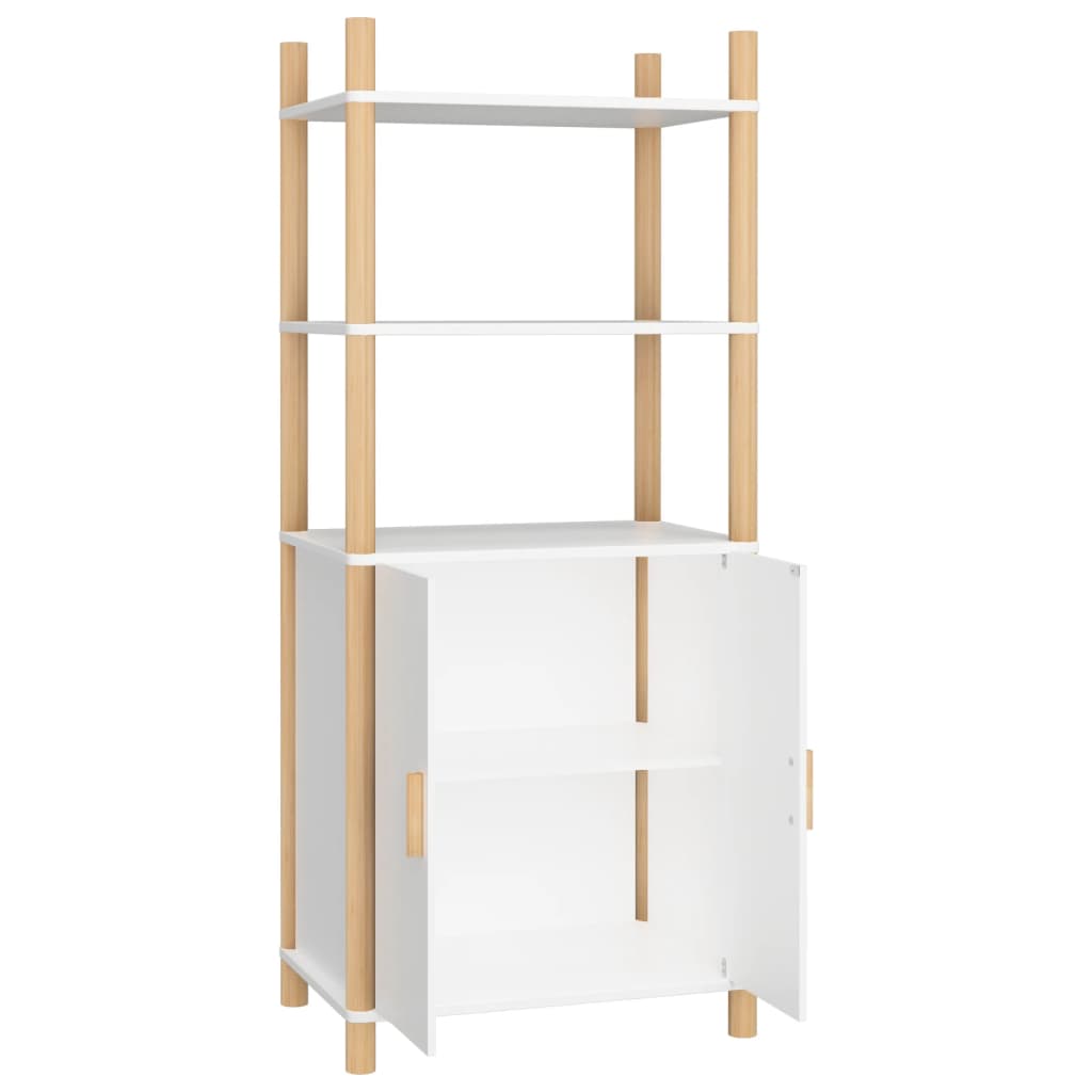 vidaXL Buffet haut blanc 60x40x141 cm Bois d'ingénierie