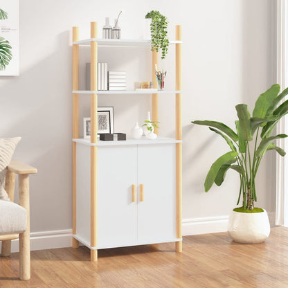 vidaXL Buffet haut blanc 60x40x141 cm Bois d'ingénierie