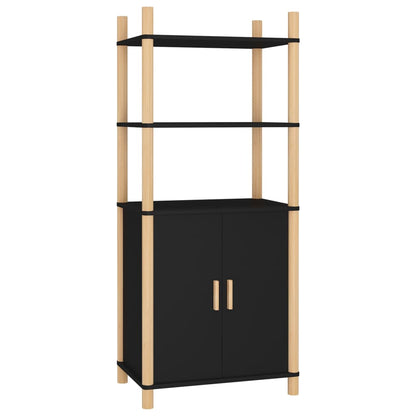 vidaXL Buffet haut noir 60x40x141 cm Bois d'ingénierie