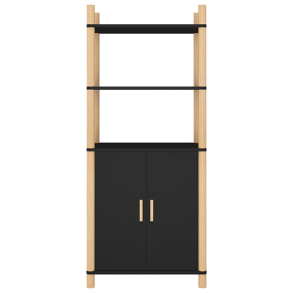 vidaXL Buffet haut noir 60x40x141 cm Bois d'ingénierie