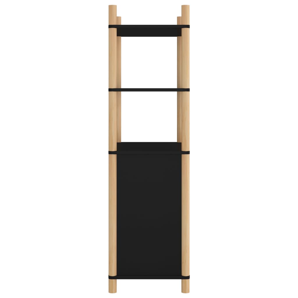 vidaXL Buffet haut noir 60x40x141 cm Bois d'ingénierie