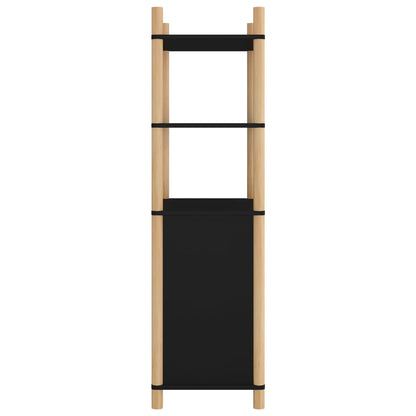 vidaXL Buffet haut noir 60x40x141 cm Bois d'ingénierie