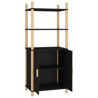 vidaXL Buffet haut noir 60x40x141 cm Bois d'ingénierie