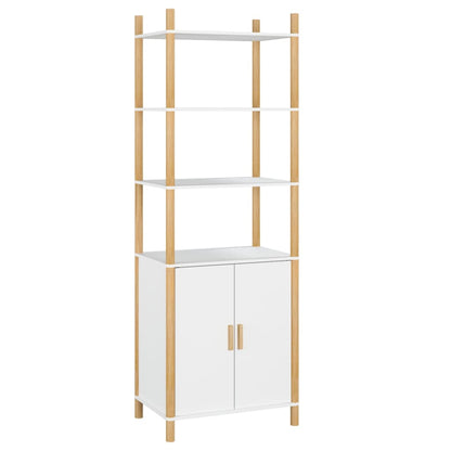 vidaXL Highboard blanc 60x40x173 cm en bois d'ingénierie
