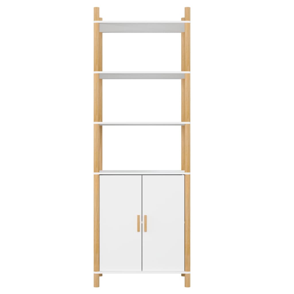 vidaXL Highboard blanc 60x40x173 cm en bois d'ingénierie