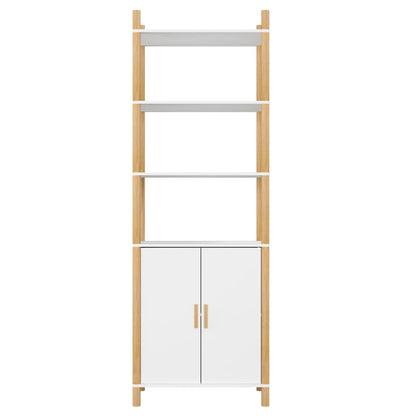 vidaXL Highboard blanc 60x40x173 cm en bois d'ingénierie