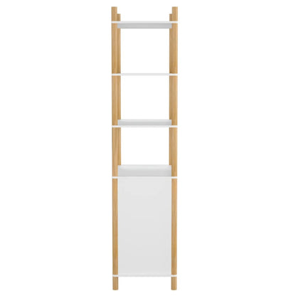 vidaXL Highboard blanc 60x40x173 cm en bois d'ingénierie