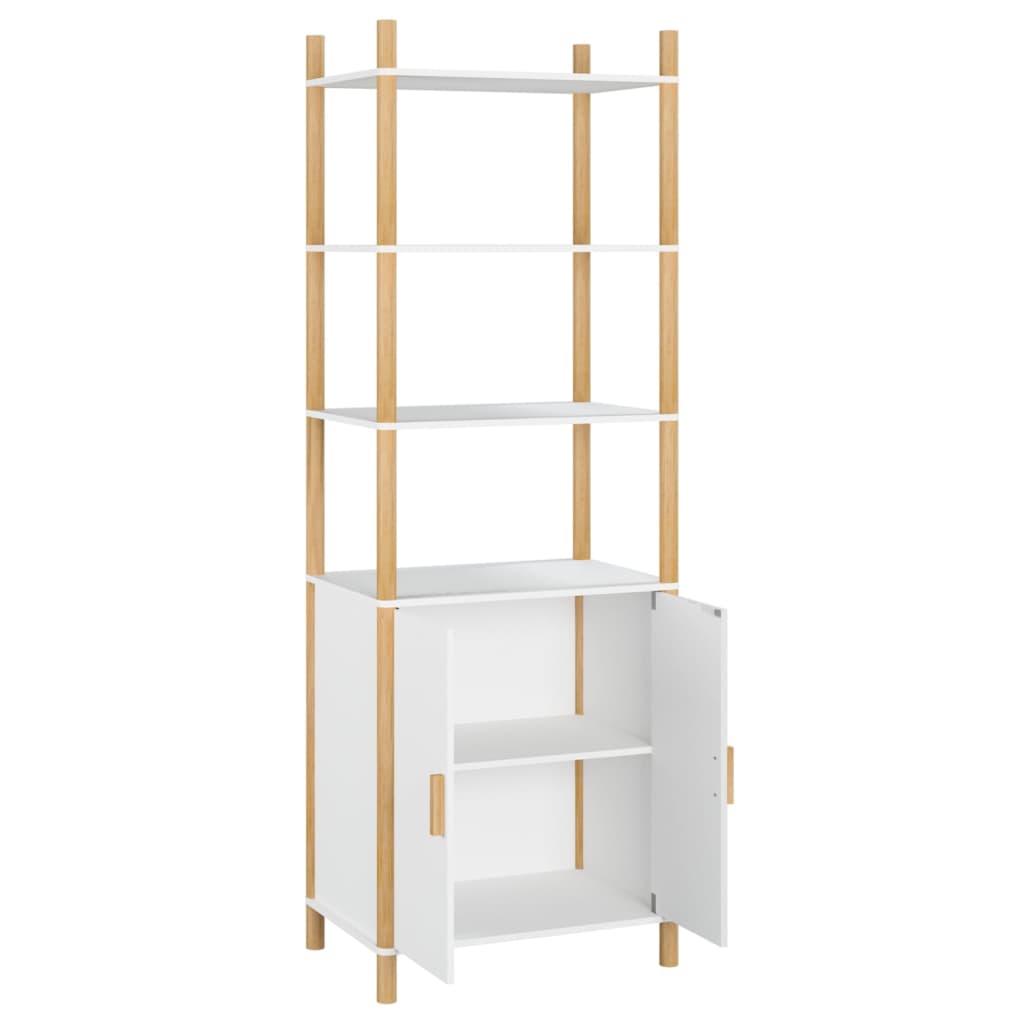vidaXL Highboard blanc 60x40x173 cm en bois d'ingénierie