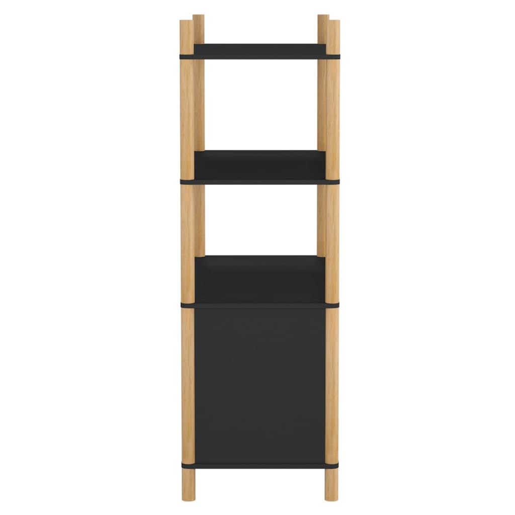 vidaXL Highboard Schwarz 80x40x121 cm Holzwerkstoff