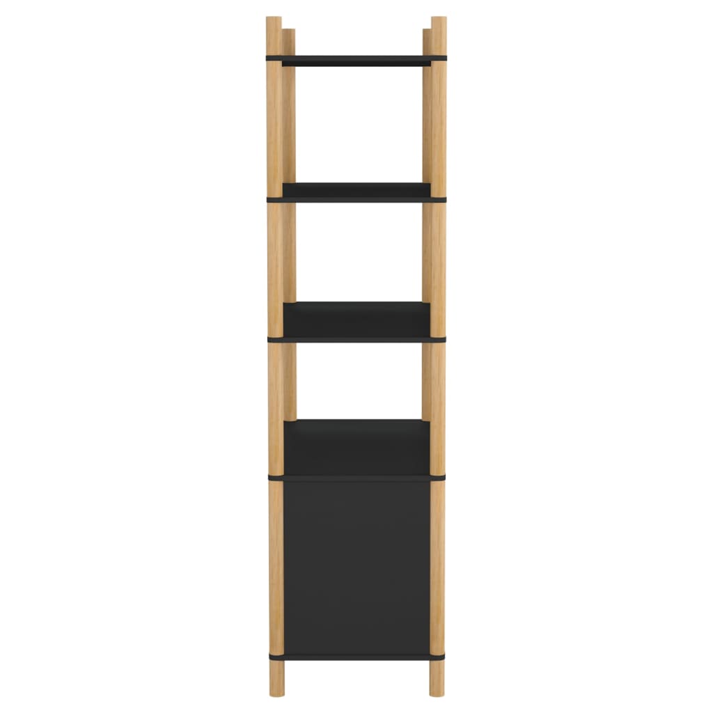 vidaXL Highboard Schwarz 80x40x153 cm Holzwerkstoff