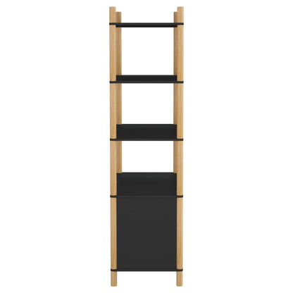 vidaXL Highboard Schwarz 80x40x153 cm Holzwerkstoff