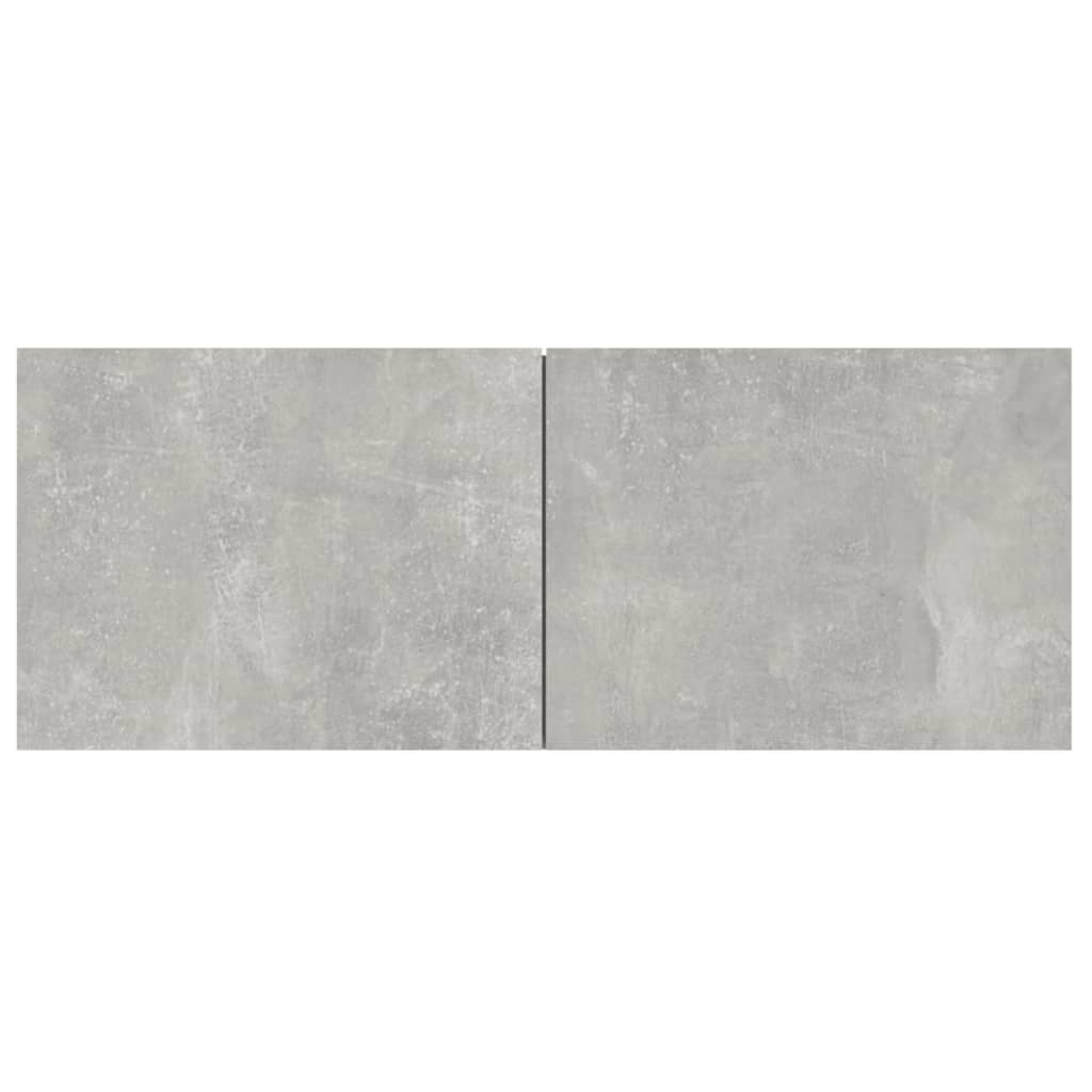 vidaXL Meubles TV 4 pcs. gris béton 80x30x30 cm bois d'ingénierie