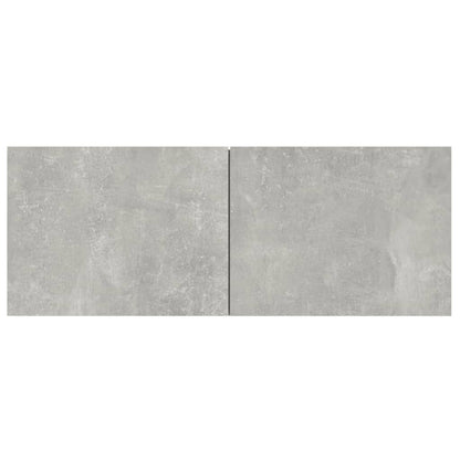 vidaXL Meubles TV 4 pcs. gris béton 80x30x30 cm bois d'ingénierie