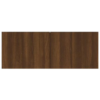 vidaXL Meubles TV 4 pcs Chêne marron 80x30x30 cm Bois d'ingénierie