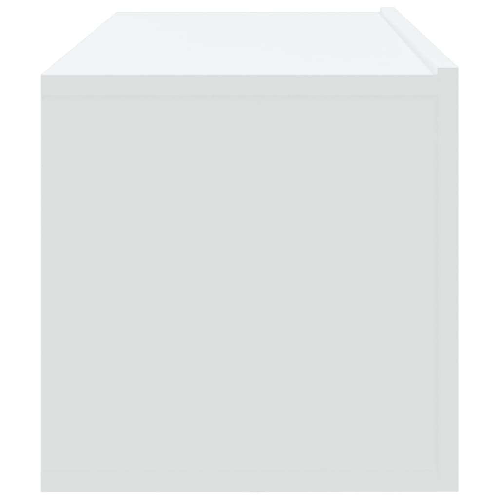 vidaXL Meubles TV muraux 4 pcs Blanc 100x30x30 cm