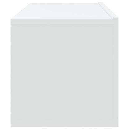 vidaXL Meubles TV muraux 4 pcs Blanc 100x30x30 cm