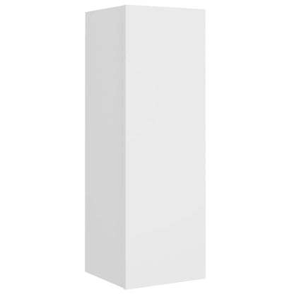 vidaXL Ensemble de 4 meubles TV Blanc Bois d'ingénierie