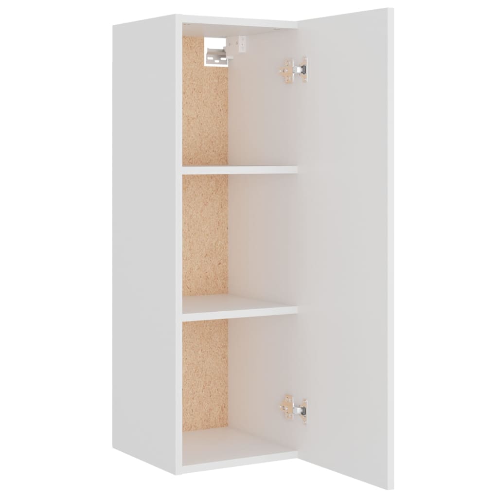 vidaXL Ensemble de 4 meubles TV Blanc Bois d'ingénierie