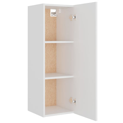 vidaXL Ensemble de 4 meubles TV Blanc Bois d'ingénierie