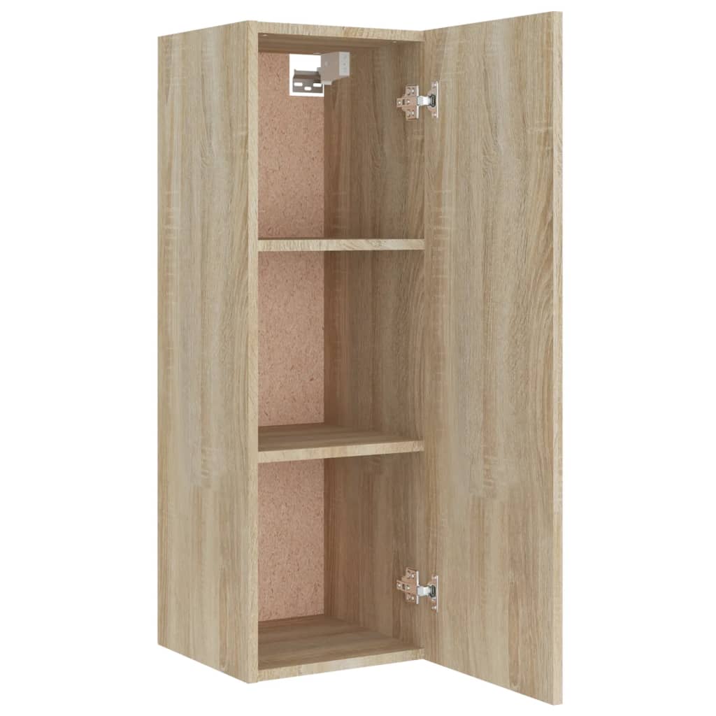 vidaXL Meuble TV 4 pcs Aggloméré Chêne Sonoma