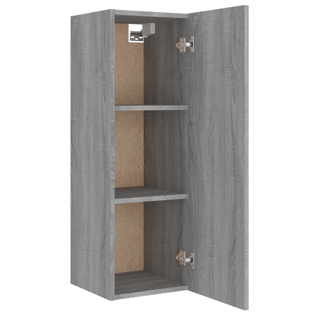 vidaXL Meuble TV, 4 pcs, Gris sonoma, Bois d'ingénierie