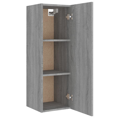 vidaXL Meuble TV, 4 pcs, Gris sonoma, Bois d'ingénierie