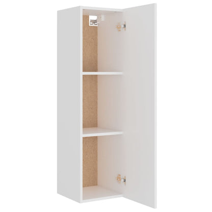 vidaXL Ensemble de 4 meubles TV Blanc Bois d'ingénierie