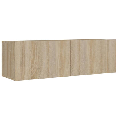 vidaXL Ensemble de 8 meubles TV Chêne Sonoma Bois d'ingénierie