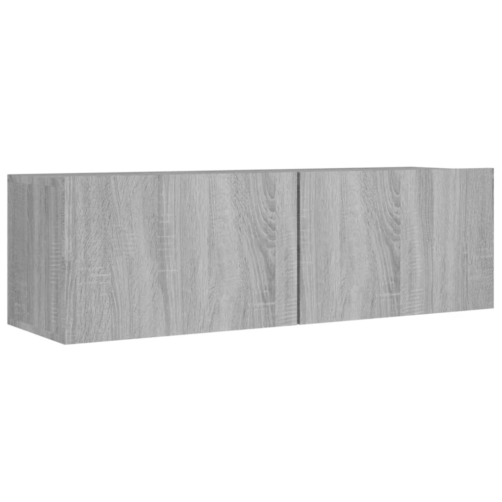 vidaXL Ensemble de meubles TV 8 pcs Gris Sonoma Aggloméré