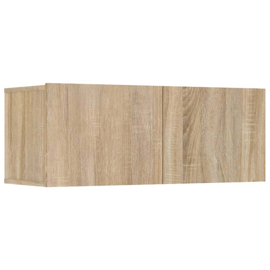 vidaXL Ensemble de 8 meubles TV Chêne Sonoma Bois d'ingénierie