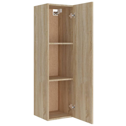 vidaXL Ensemble de 8 meubles TV Chêne Sonoma Bois d'ingénierie