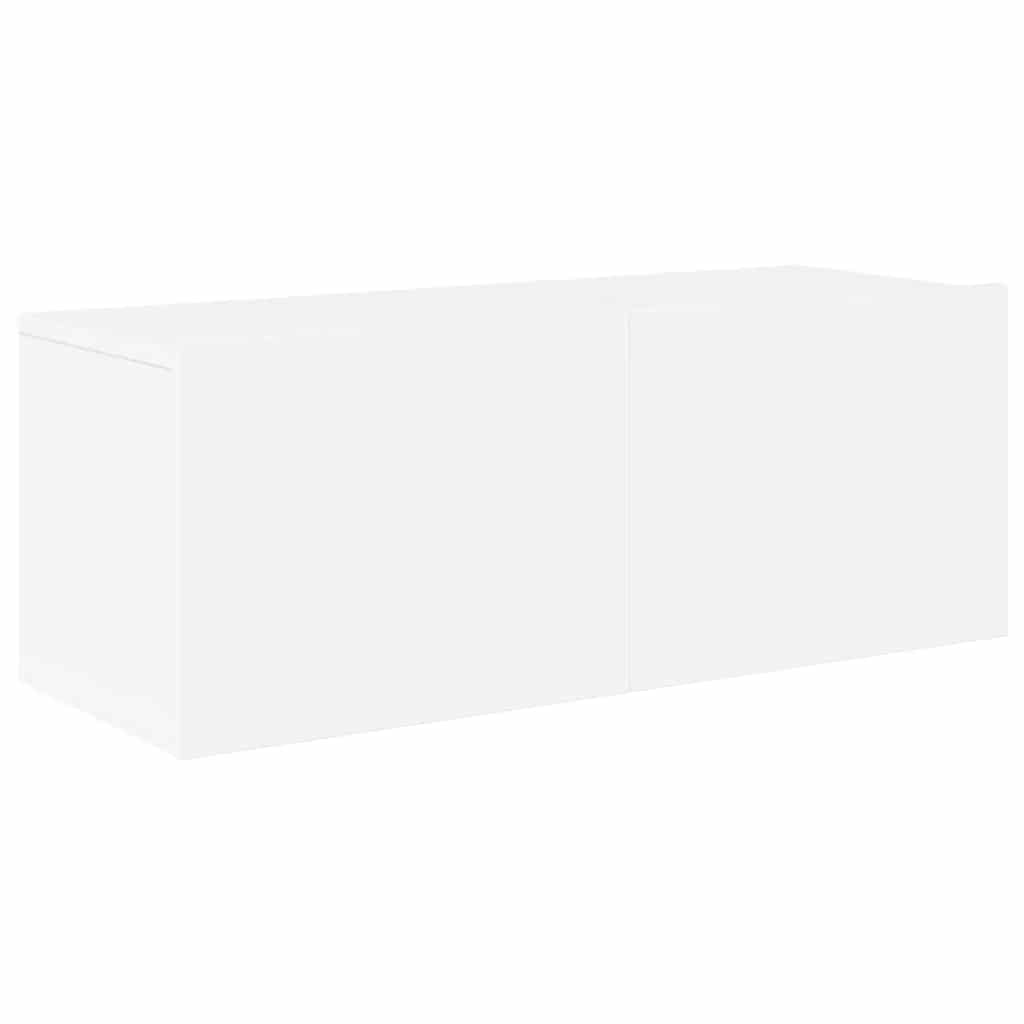Ensemble de 5 meubles TV vidaXL blanc en bois d'ingénierie