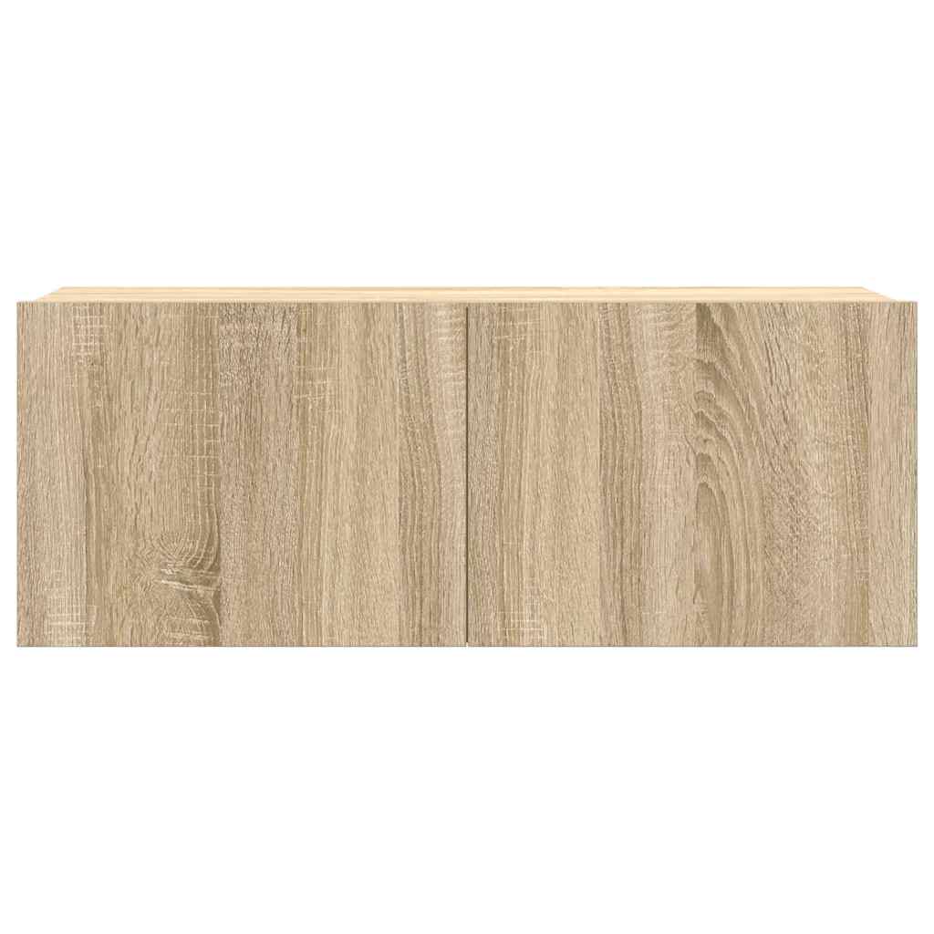 vidaXL Meuble TV 5 pièces Bois d'ingénierie Chêne Sonoma