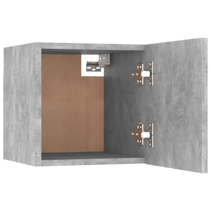 vidaXL Ensemble de 6 meubles TV gris béton, bois d'ingénierie