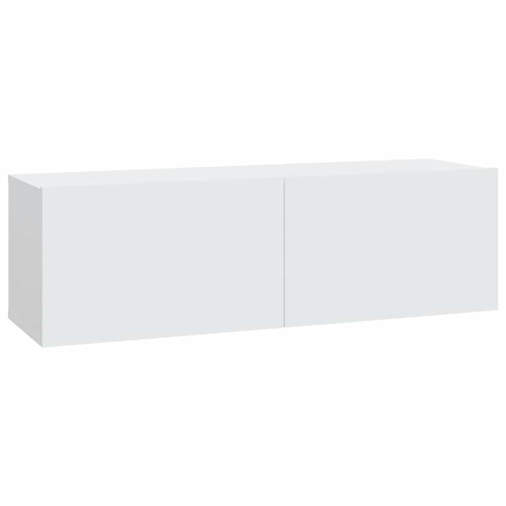 vidaXL Meuble TV 6 pièces blanc en bois d'ingénierie
