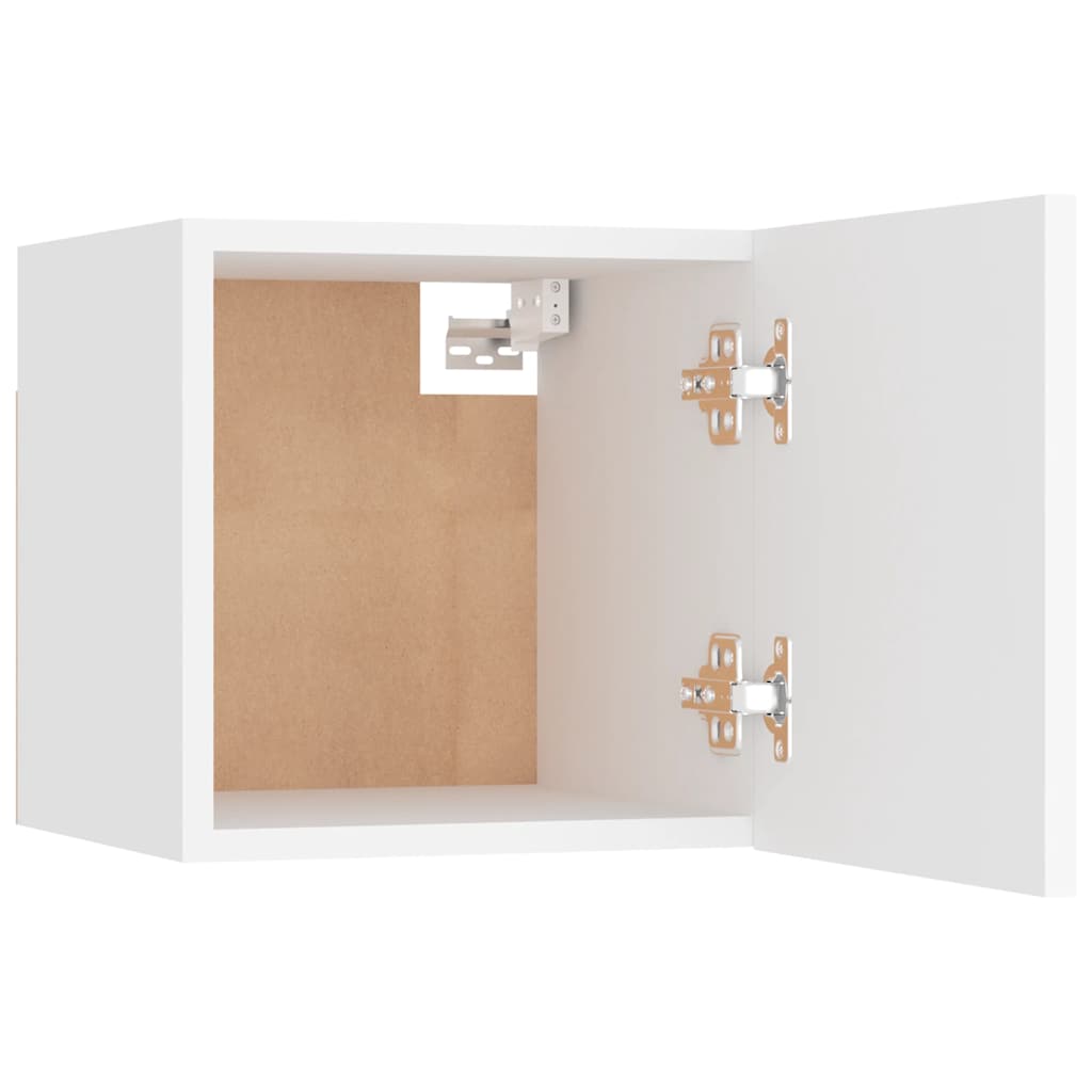 vidaXL Meuble TV 6 pièces blanc en bois d'ingénierie