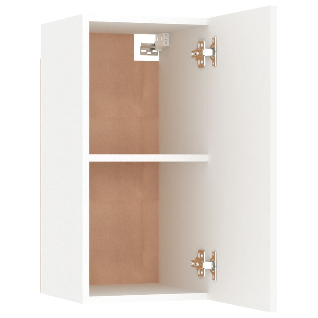 vidaXL Meuble TV 8 pcs Blanc Bois d'ingénierie