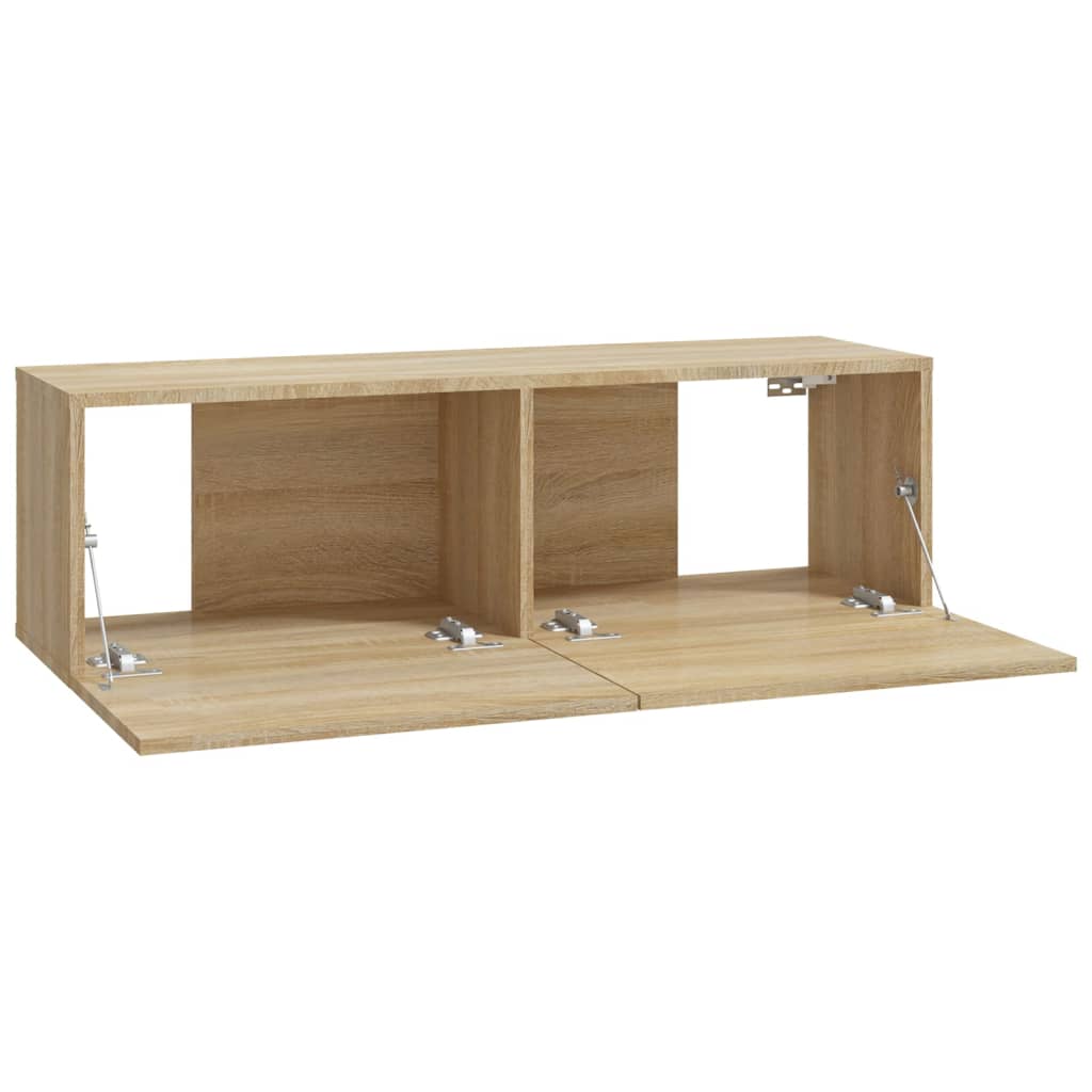 vidaXL Ensemble de 8 meubles TV Chêne Sonoma Bois d'ingénierie