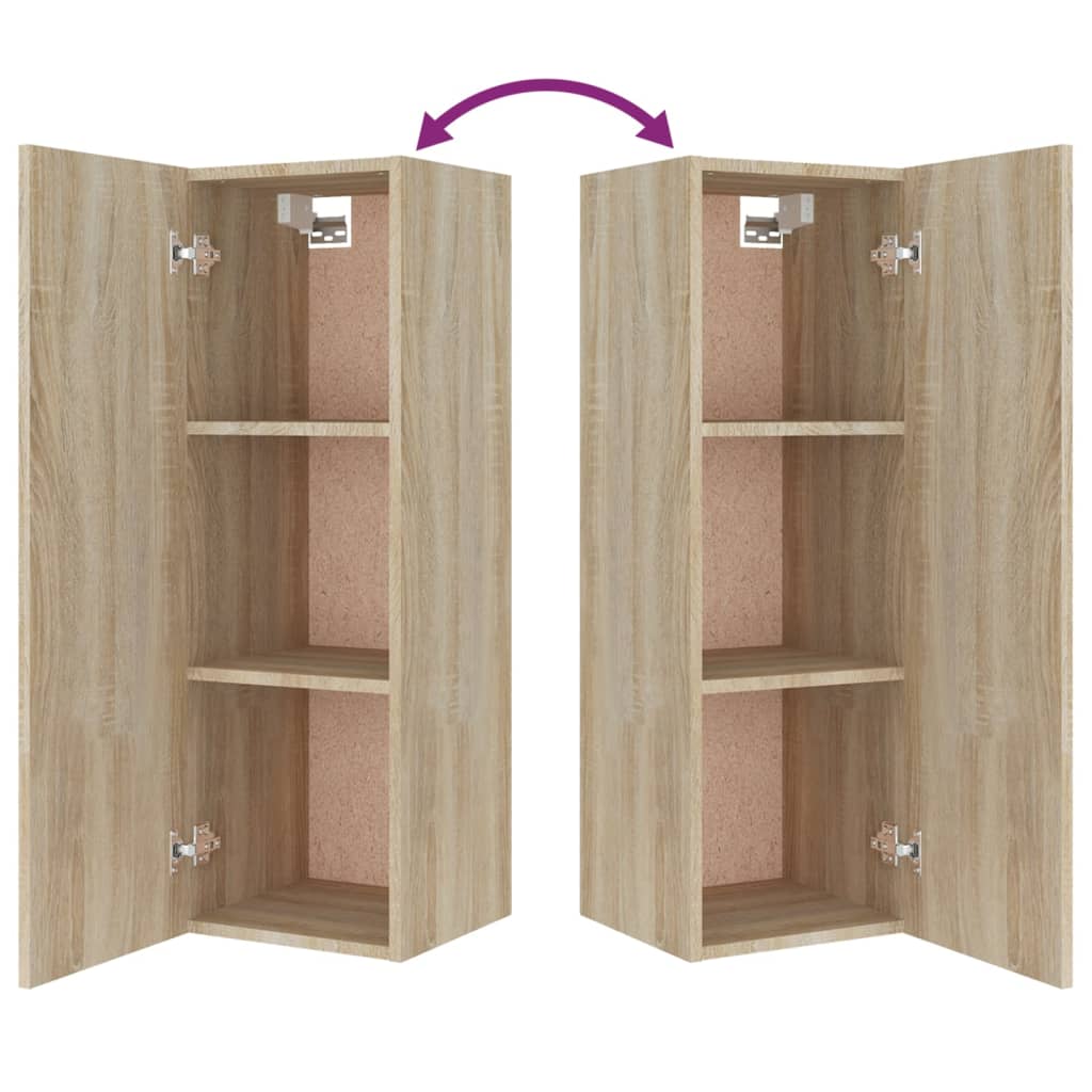 vidaXL Ensemble de 8 meubles TV Chêne Sonoma Bois d'ingénierie