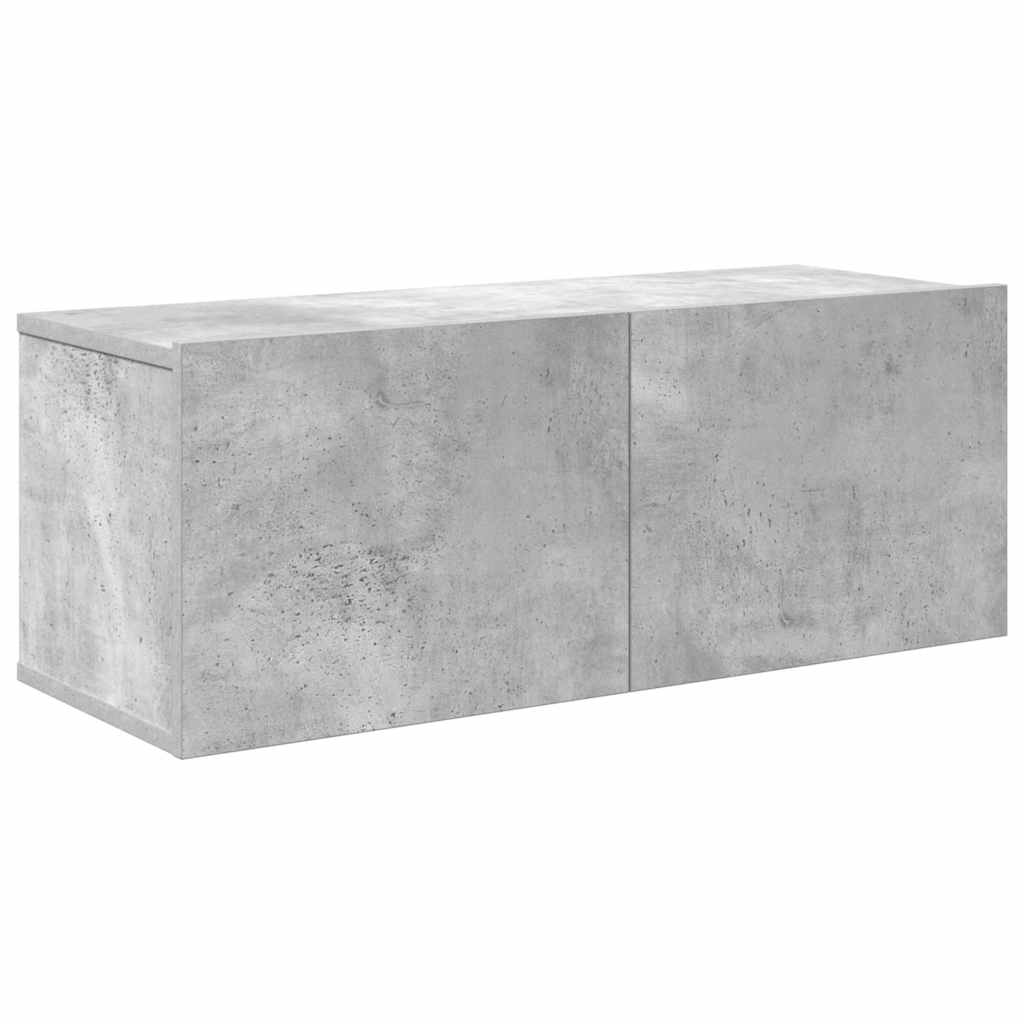 vidaXL Meuble TV 7 pcs Bois d'ingénierie Gris béton