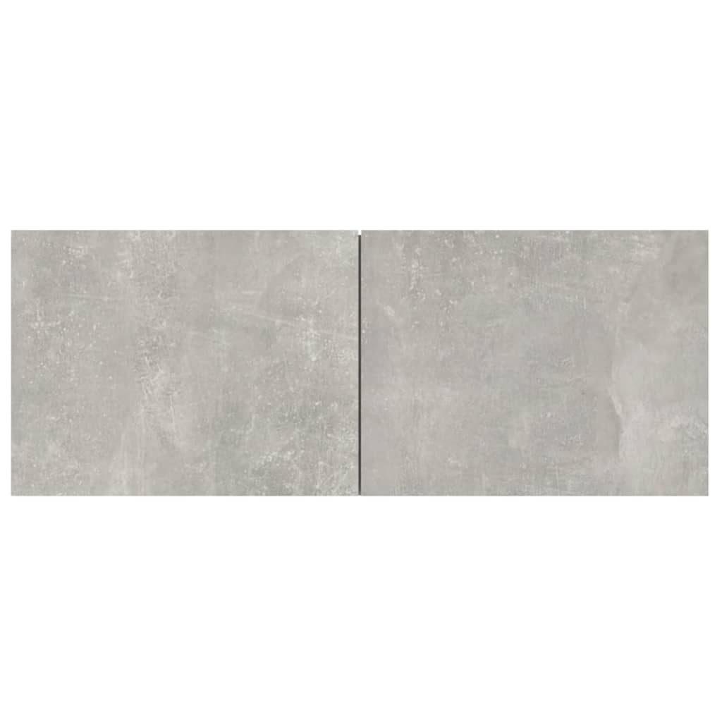 vidaXL Ensemble de 6 meubles TV gris béton, bois d'ingénierie