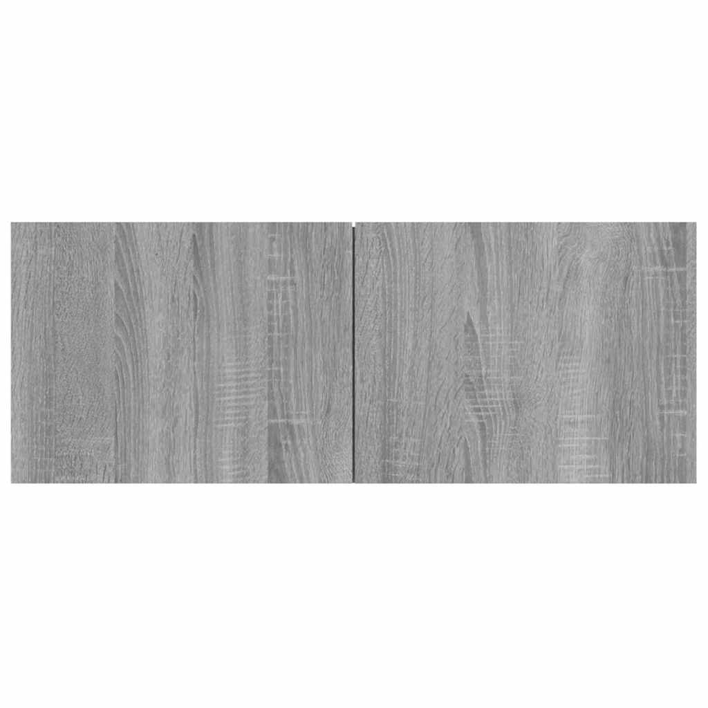 vidaXL Meuble TV, 6 pcs, gris Sonoma, aggloméré