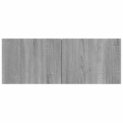 vidaXL Meuble TV, 6 pcs, gris Sonoma, aggloméré