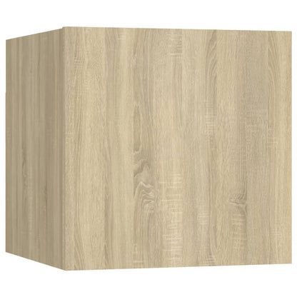 vidaXL Ensemble de 8 meubles TV Chêne Sonoma Bois d'ingénierie